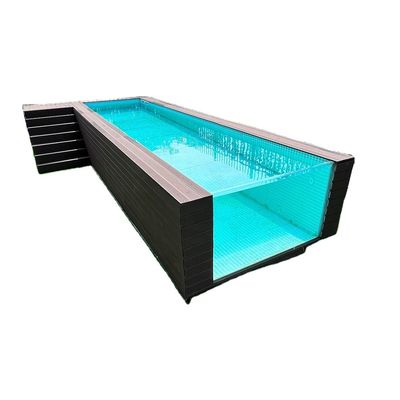 Familienschwimmbecken Außenbecken aus Glasfaser für Kundenanforderungen
