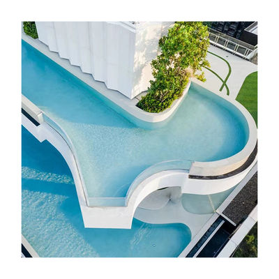 Pool Aupool Klares Transparentes PMMA-Panel über dem Boden Acryl-Außenbad