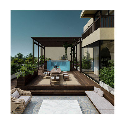 Durchlässigkeit hohe Lichtübertragung 92,5% Lucit Acryl Prefab Pool für Hotel Hinterhof