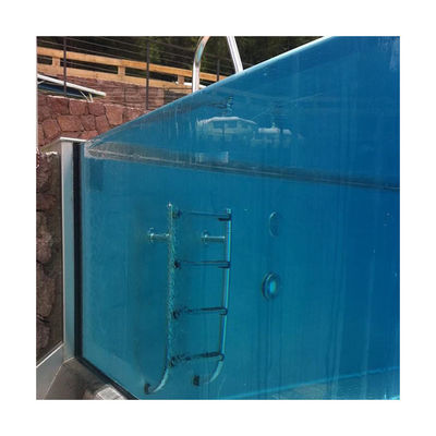 Infinity Pool Glas Glasfaser Lap Pool Intex Kristallblau Polyester Schwimmbad