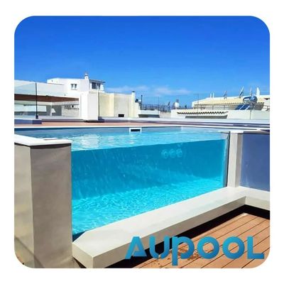 Privat Villa Garten Acrylglas Pool Wetterbeständig Boden Schwimmbad