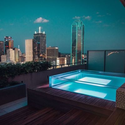 Hochlichtübertragungs-Acryl-Schwimmbad für den Vertrieb von Villen und Whirlpools