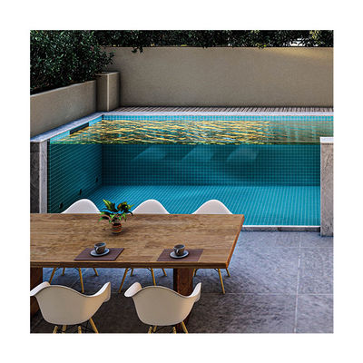 Hotel Hinterhof Fiberglass Infinity Pool mit Acrylglas Design und extra große Größe