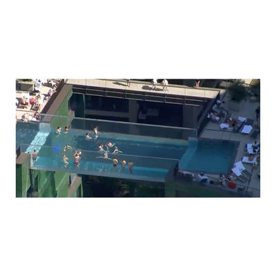 Acrylglasfenster Glasfaser Pool für tragbares Gartenhaus Schwimmen