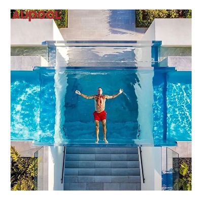 Einfache Installation Modular Pool Wandfenster Schwimmbad Acryl für modernes Design