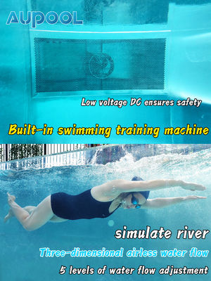 100% Virgin PMMA Import Acryl Endlos Pool Versand Container Schule Offene Seiten
