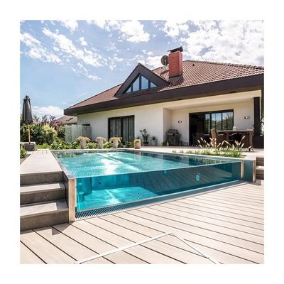 Vorteilhafte individuelle Größe 30-300mm Dicke Klares Acrylfensterblatt für Schwimmbad