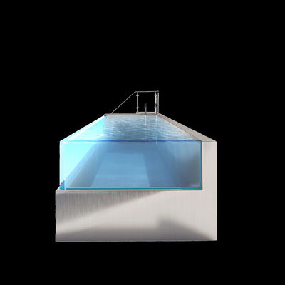 Gymnastik-Pool Endloser Pool Versandbehälter Schwimmbad Spa-Pools Schwimmbäder Edelstahl-Pool