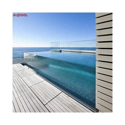 50 mm klares, dickes Acrylglas für das Infinity-Schwimmbad
