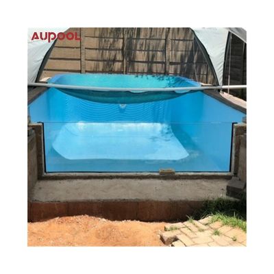 50 mm klares, dickes Acrylglas für das Infinity-Schwimmbad