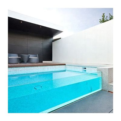 Hochwertiges Acryl-Poolglas Dauerhafte Funktion für endlose Schwimmbäder