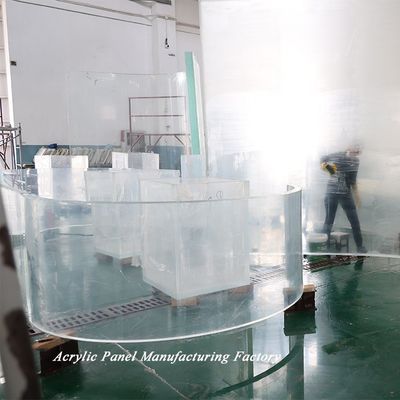 Hochwertiges Acryl-Poolglas Dauerhafte Funktion für endlose Schwimmbäder