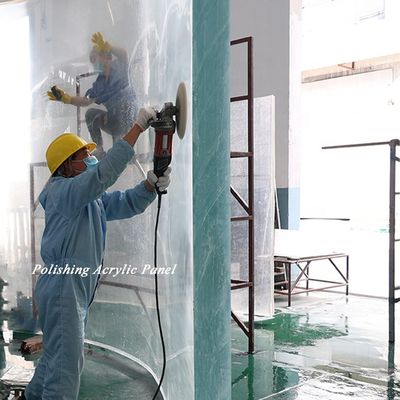 Hochwertiges Acryl-Poolglas Dauerhafte Funktion für endlose Schwimmbäder