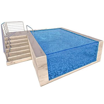 Außeninstallation Luxus-Akryl-Schwimmbad mit TUV-Zertifizierung