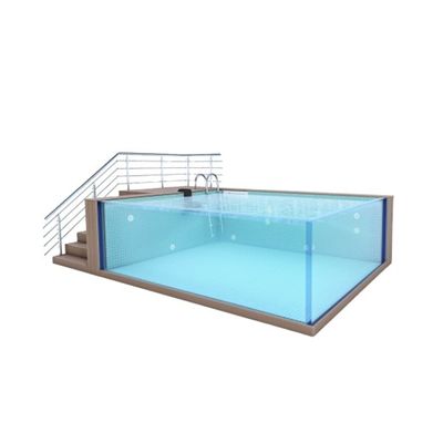 Außeninstallation Luxus-Akryl-Schwimmbad mit TUV-Zertifizierung