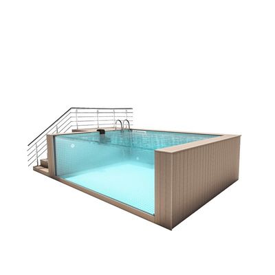 Außeninstallation Luxus-Akryl-Schwimmbad mit TUV-Zertifizierung