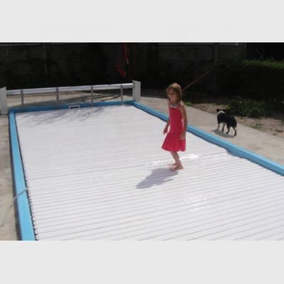Schwarze Polykarbonat-Poolbedeckung Verlängern Sie Ihre Badesaison mit einem individuellen Design