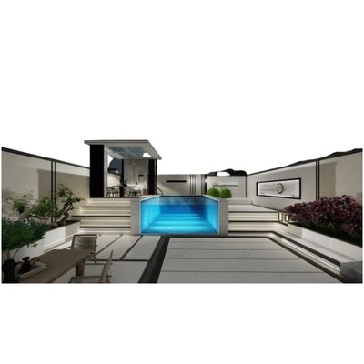 Hochwertiges transparentes Acryl-Schwimmbad für Hotels Fitnessstudios Schulen und Sanatorien