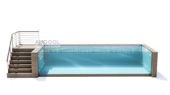 Einfache Installation Carbonfaser Board FRP Verbundmaterial Innenbehälter Schwimmbad Für Hotels Fitnessplätze
