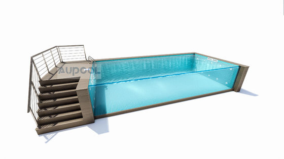 Einfache Installation Carbonfaser Board FRP Verbundmaterial Innenbehälter Schwimmbad Für Hotels Fitnessplätze