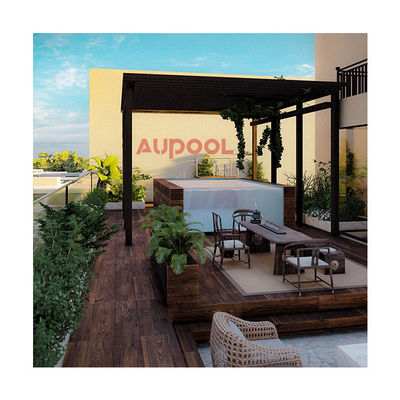 AUPOOL 2000L-Serie Standard-Gegenströmungstrainer Langseitiger transparenter Schwimmbad