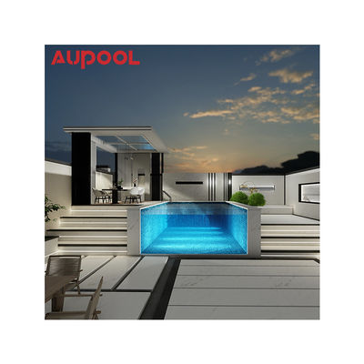 Offener klares, vorgefertigtes Schwimmbad aus Acryl mit individueller Plattendicke