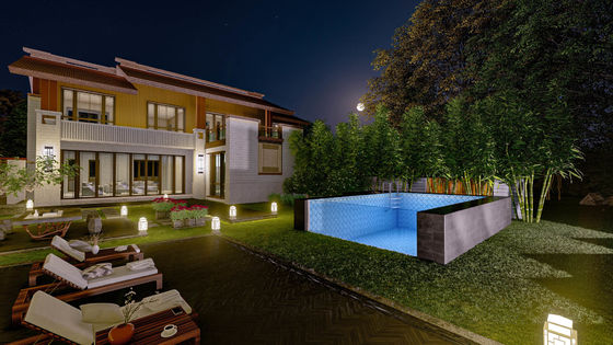 24m3 Poolwasserkapazität Transparentes Acryl-Kunststoffpaneel für Schwimmbadfenster