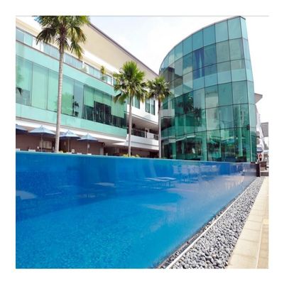 Villa Pool Plexiglas Wandplatten Probe Kleine Glasfaser Schwimmbäder