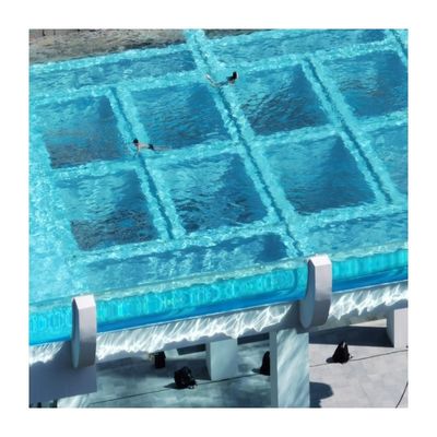 Nachfrage des Kunden Garten Wasserparty Acryl Schwimmbad für Luftpumpe Infinity Pool