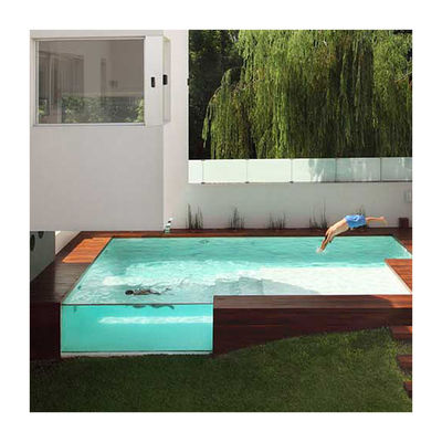 Einfach zu installieren Anti-Uv 30 Jahre klares Außen-Acryl-Schwimmbad für große Pools