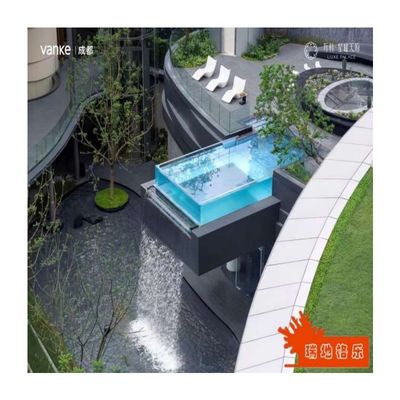 Erstellen Sie ein einzigartiges Pool-Erlebnis mit unserem maßgeschneiderten Acryl-Pool-Design
