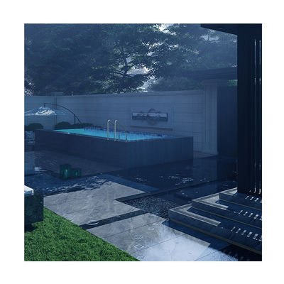 Durchlässigkeit hohe Lichtübertragung 92,5% Lucit Acryl Prefab Pool für Hotel Hinterhof