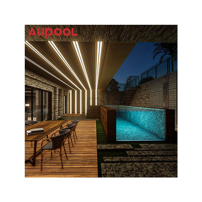 Portable Endless Lap Pool Villa mit PMMA-Materialien und hervorragender Wetterbeständigkeit