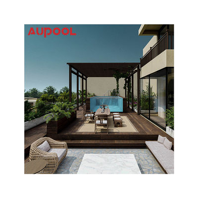 Portable Endless Lap Pool Villa mit PMMA-Materialien und hervorragender Wetterbeständigkeit