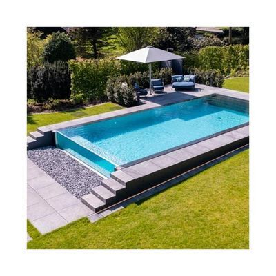Hohe Lichtdurchlässigkeit 95% PMMA Materialien Hinterhof Acryl über dem Boden Schwimmbäder