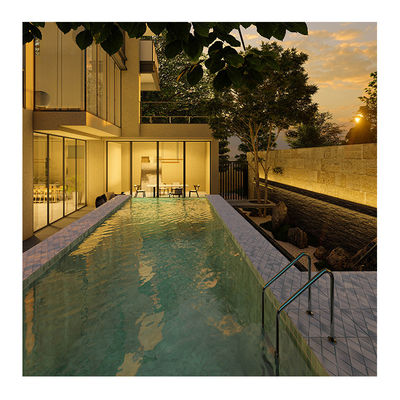 Aupool Modular Pool mit 100 mm Fensterdicke und hoher Lichtübertragung