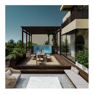 Aupool Modular Pool mit 100 mm Fensterdicke und hoher Lichtübertragung