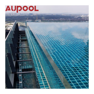 30 mm-950 mm Dicke Gusse Acrylplatte für Schwimmbad im Freien Wasserfall Kaskade