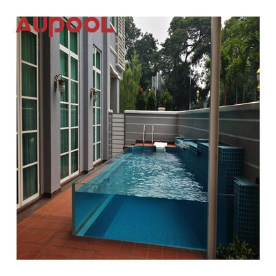 Modernes Design Acrylschwimmbad Außenbad 100% Lucit PMMA importierte Dicke