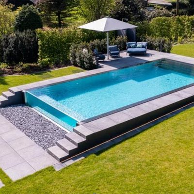 Akryl-Schwimmbad Endlos Indoor Sky Infinity Pool für tragbare Gruppenvergnügen