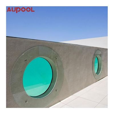 Vorgefertigter Stahlrahmen, zusammengebauter Metallrahmen Schwimmbad mit klarem Acrylfilter und Sandfilter