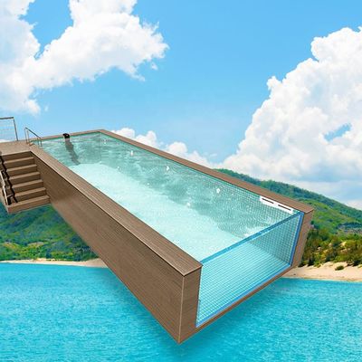 Durchsichtiger Acrylcontainer Schwimmbad 30-950mm Dicke 1,2 g/cm3 Dichte