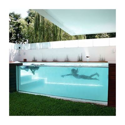 Außen-Prefab Pool Großer transparenter Acrylglas-Schwimmbad für unterirdische Räume