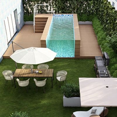 Außen-Prefab Pool Großer transparenter Acrylglas-Schwimmbad für unterirdische Räume