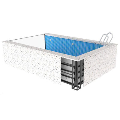 Schwimmbad über dem Boden Frp-Pools mit klarem Acrylfenster und anpassbarem Design