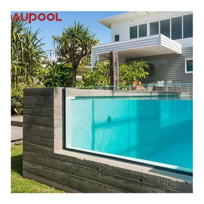 Schwimmbad über dem Boden Frp-Pools mit klarem Acrylfenster und anpassbarem Design