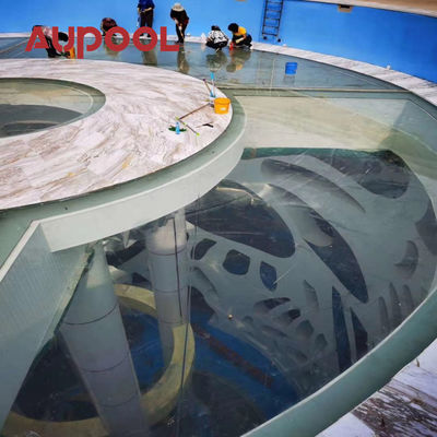 Durchsichtige Acrylplatten mit einer Dicke von 30-950 mm für das Design von Pools und Aquarien