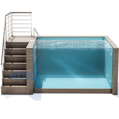 Wohnraum-Übungen Anpassung über dem Boden Glasfaser Lap Pool Anpassung Dichte 1,2 g/cm3
