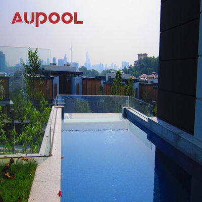Acryl-Pool Außen- oder Innenbereich Mini-Wasserfall Glasfaser über dem Boden Schwimmbad