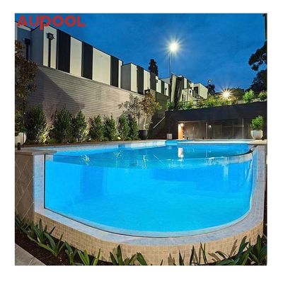 Moderne vorgefertigte Poolhausbehälter mit klarem/transparenten Material